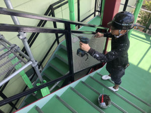 外部階段床